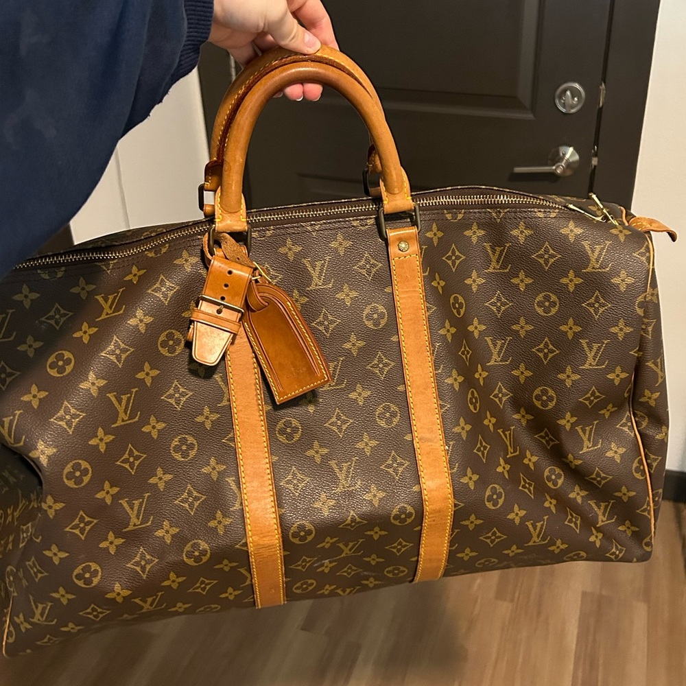 Louis Vuitton Monogram Keepall 55 (message before buying)